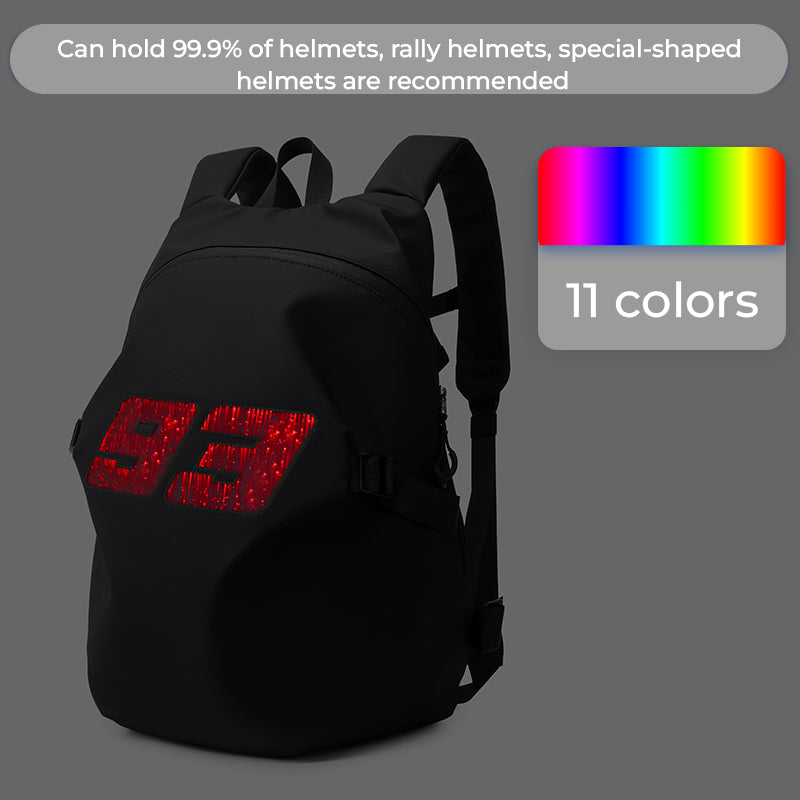 ALBERS™ Illuminated Helmet Backpack - 46 & 93 Tribute Edition