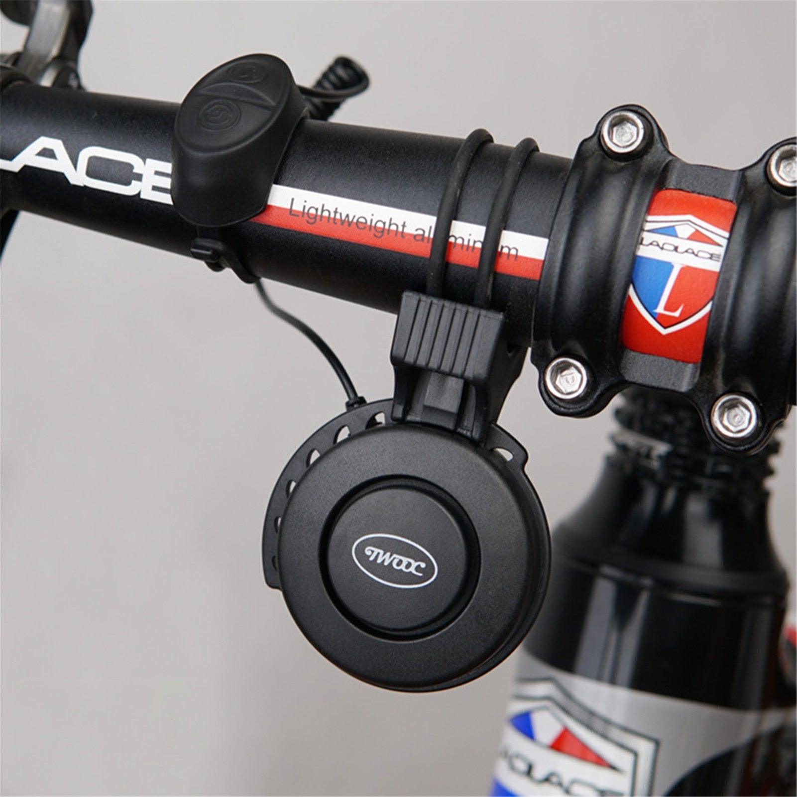 Bicycle Electric Bell USB Charging Bike Electronic Horn Waterproof Outdoor Cycling Accessories Bicycle Bell Riding Equipment Electric Bike Horn Electronic Bicycle Bell Waterproof Cycling